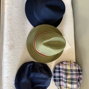 LOT Janie and Jack Boys Fedoras and Newsboys caps
